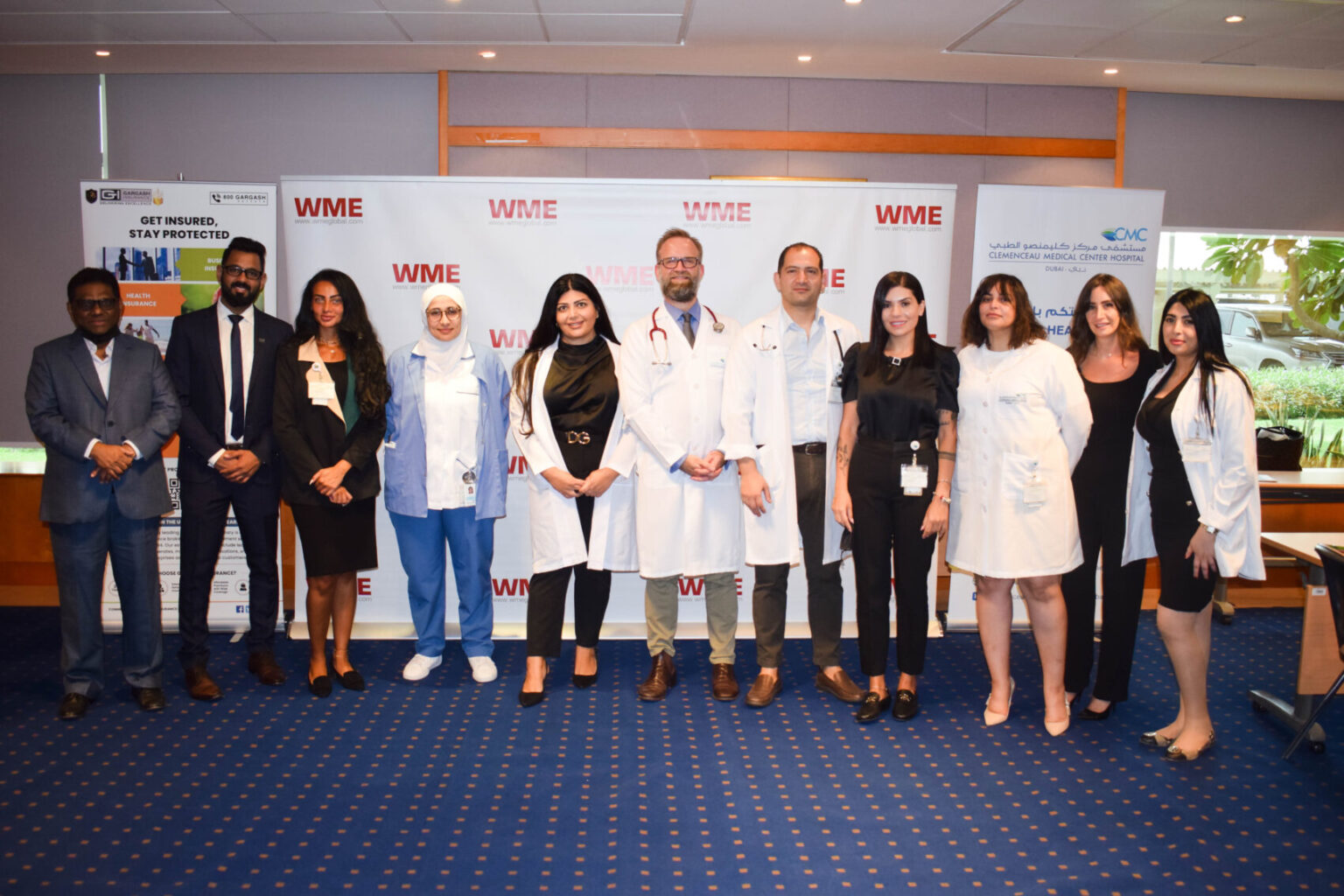 WME teamed up with Gargash Insurance Services & Clemenceau Medical Center to conduct a drop-in healthcare check-up for the staff.